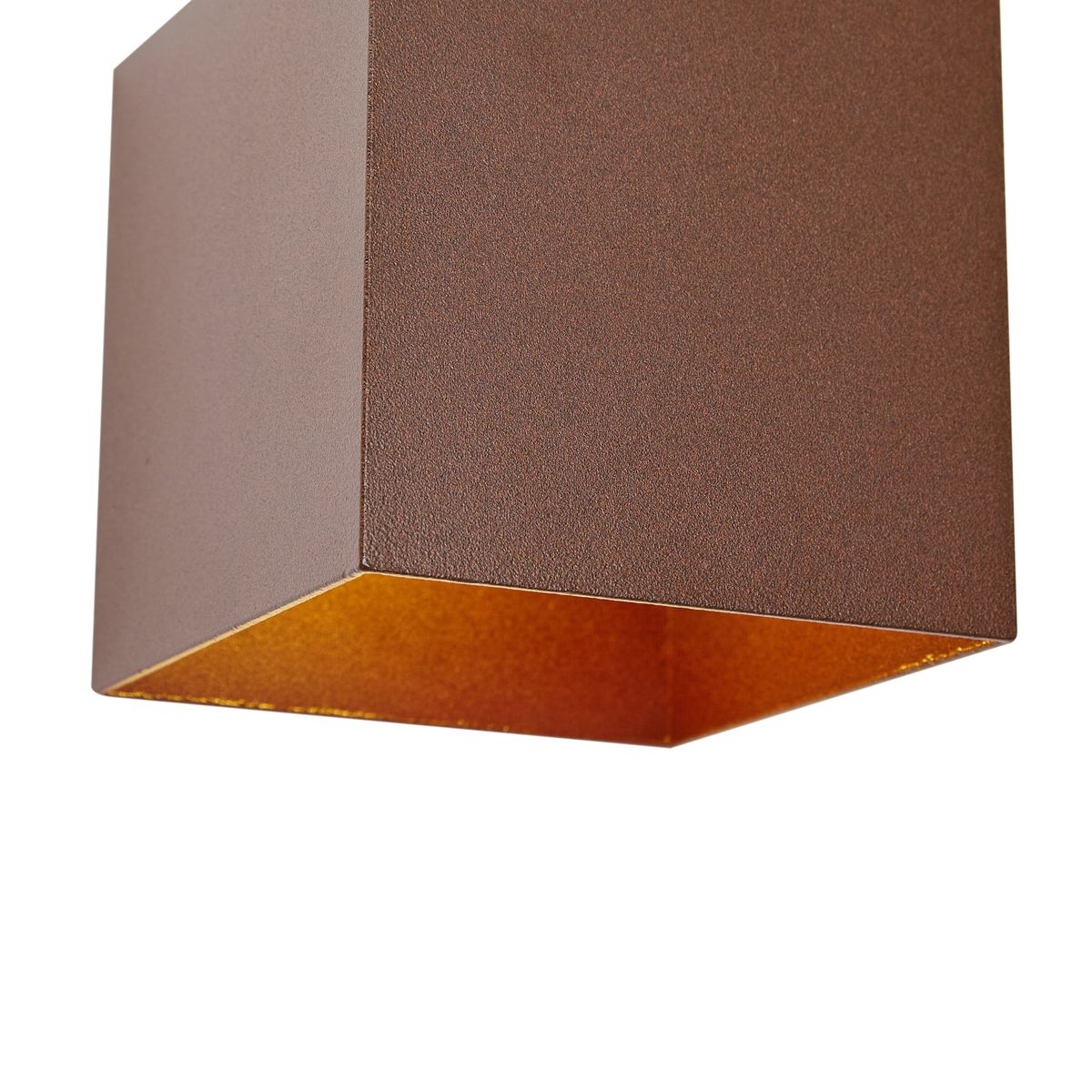 Buiten wandlamp roestbruin incl. LED 2-lichts IP65 met dimlicht en solar - Charlene