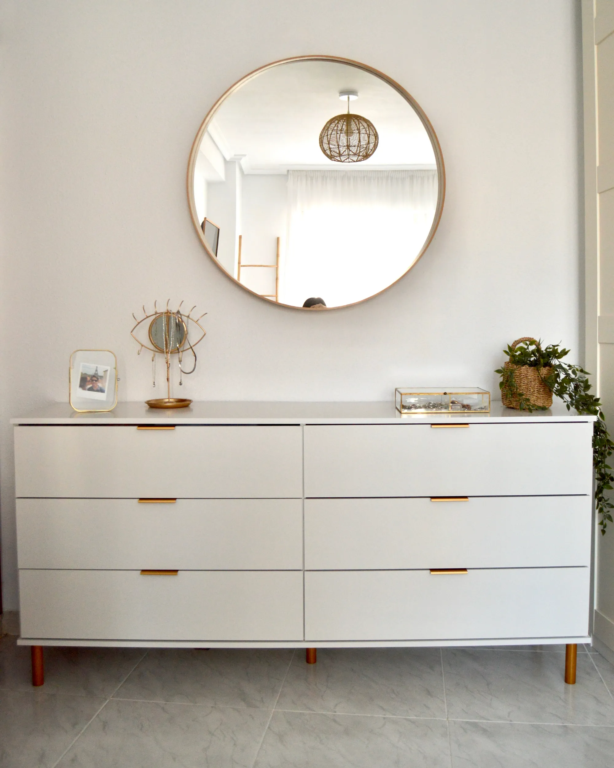 Ladekast 6 lades WALPOLE Wit