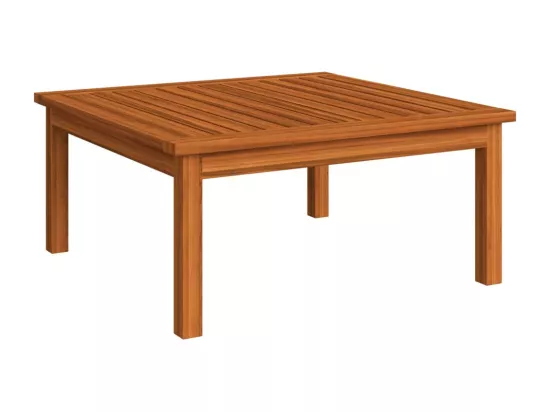 Table de salon de jardin 63x63x30 cm Bois solide d'acacia