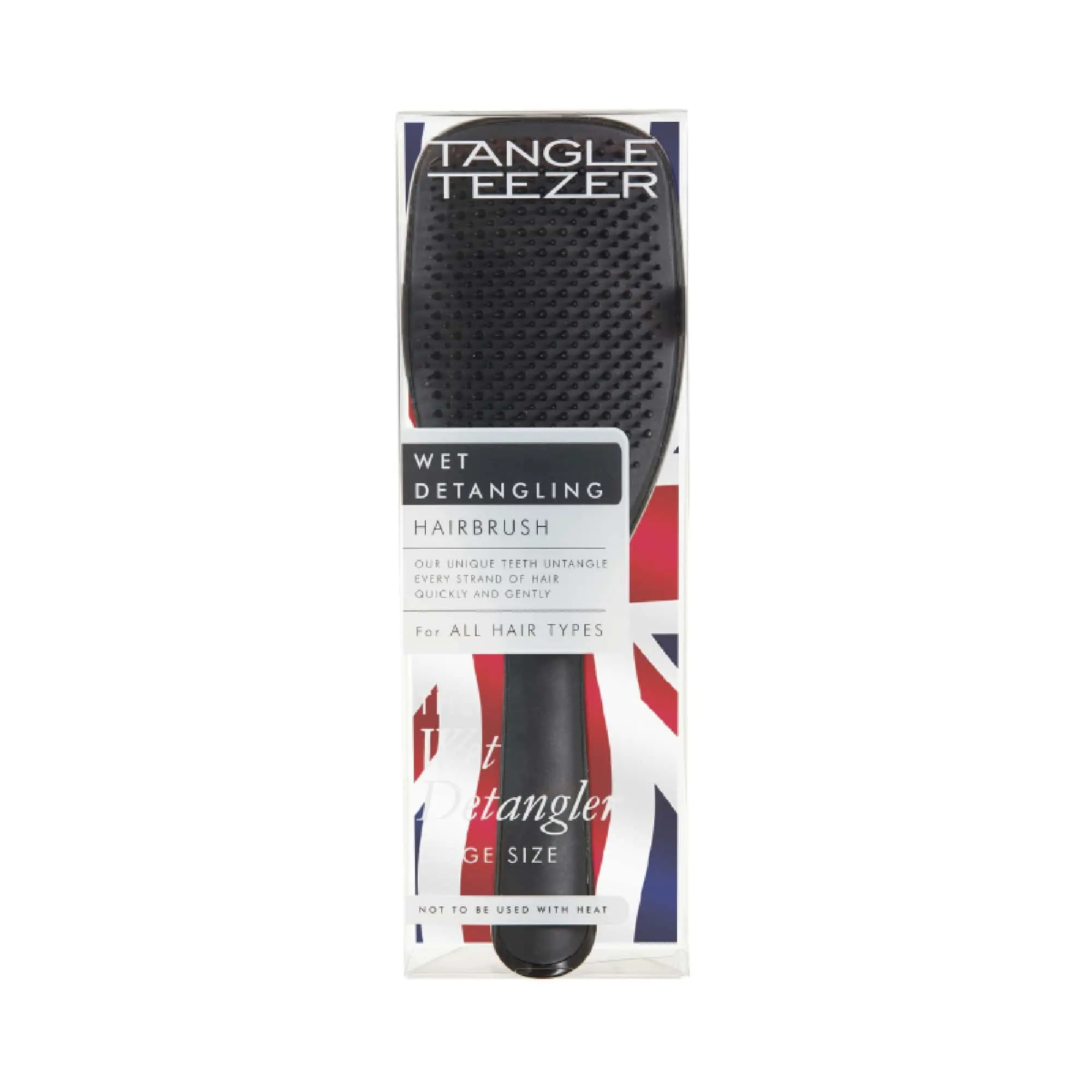 Tangle Teezer - Large Wet Detangler Black Gloss Brosse à cheveux démélante- Accessoires