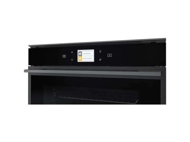 Whirlpool W Collection W9 OM2 4S1 P BSS - Ovn - til indbygning - niche - bredde: 56 cm - dybde: 55 cm - højde: 58.3 cm - med selv-rengøring - Klasse A  - sort stål