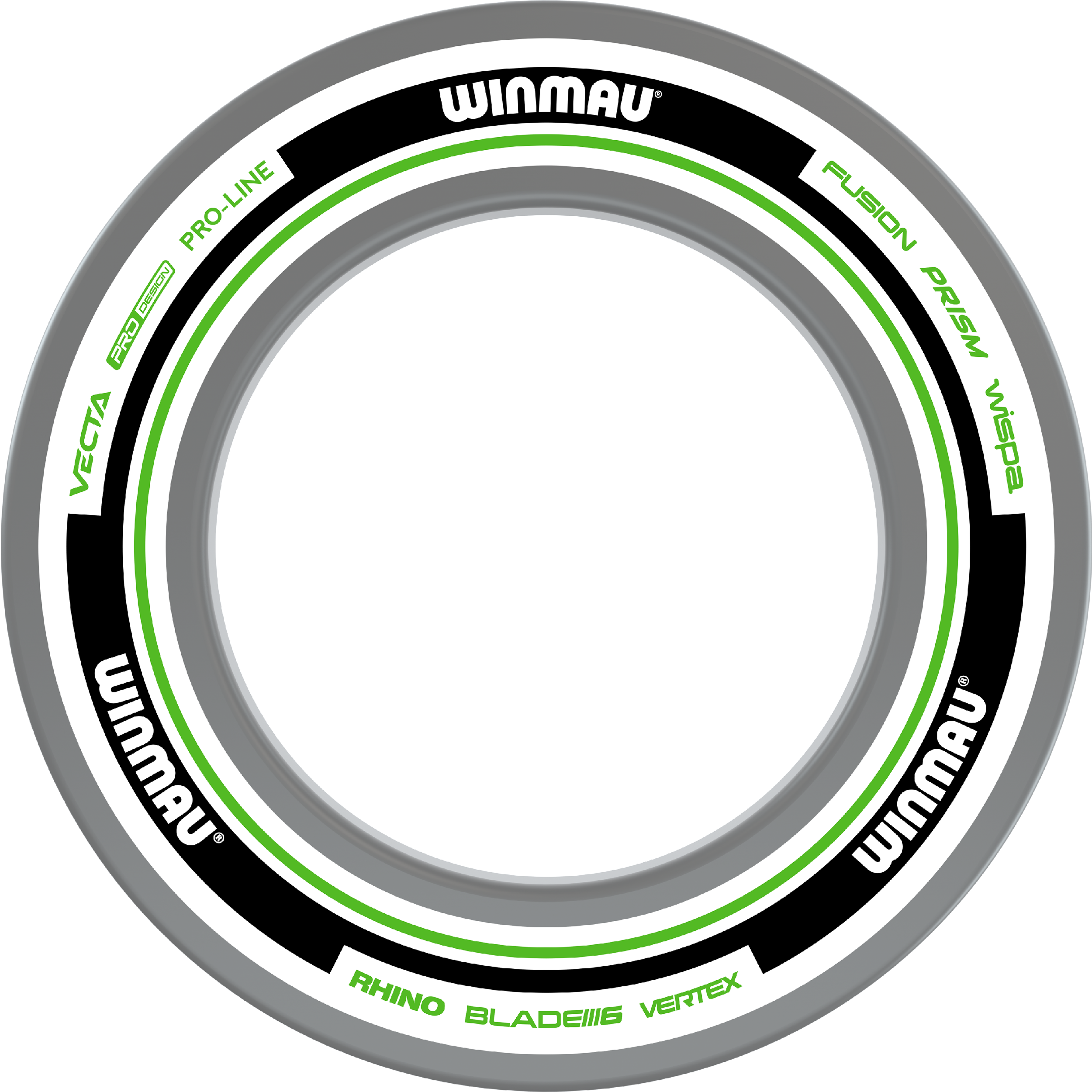 Winmau - Advance Weiß Grün - Surround