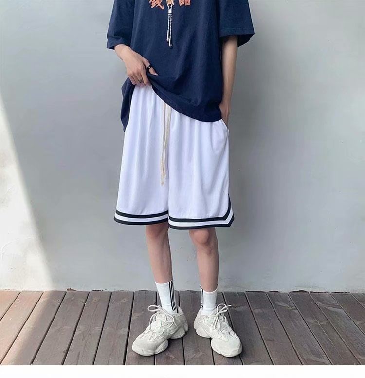 Acrius - Shorts met hoge taille en contrasterende afwerking