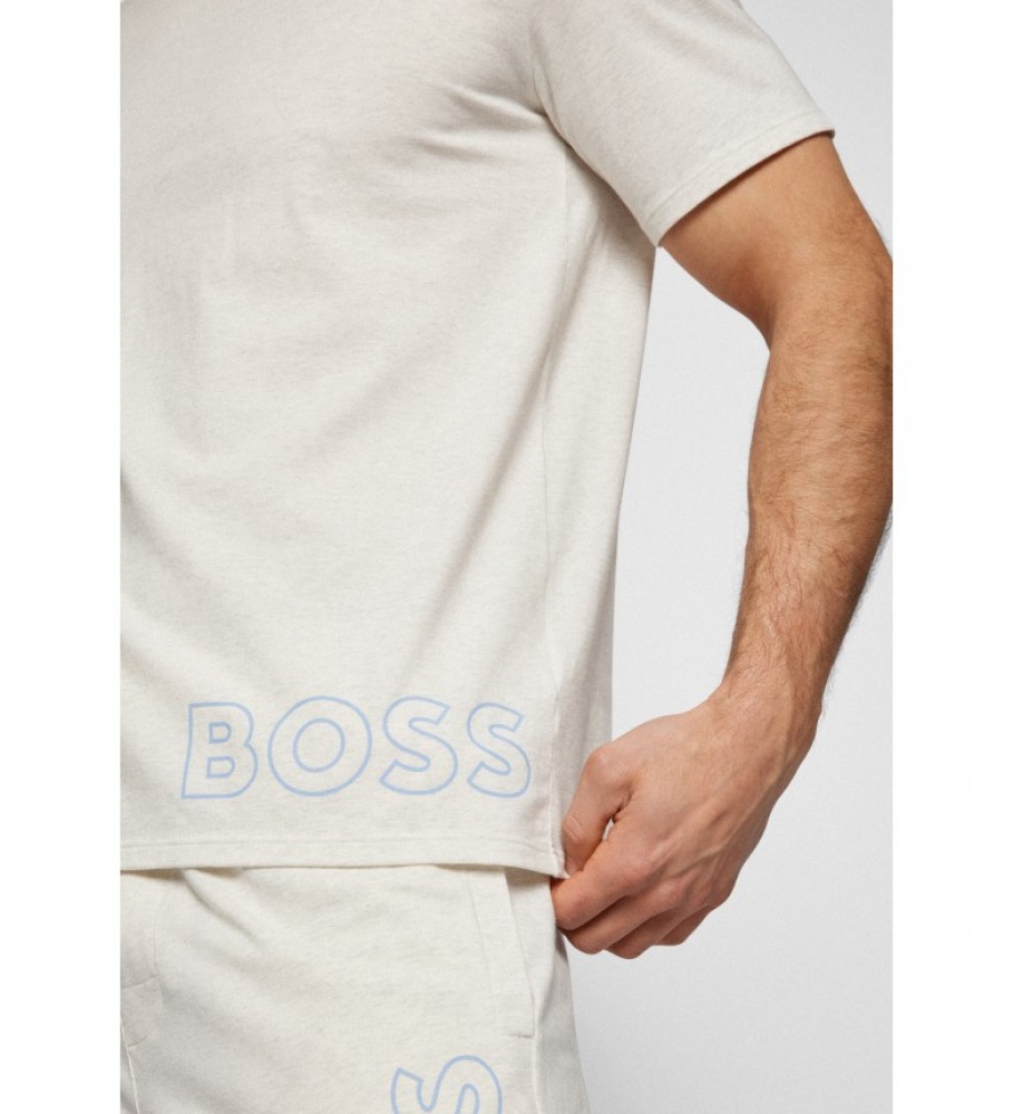 Camiseta de pijama BOSS 50472750 bege
