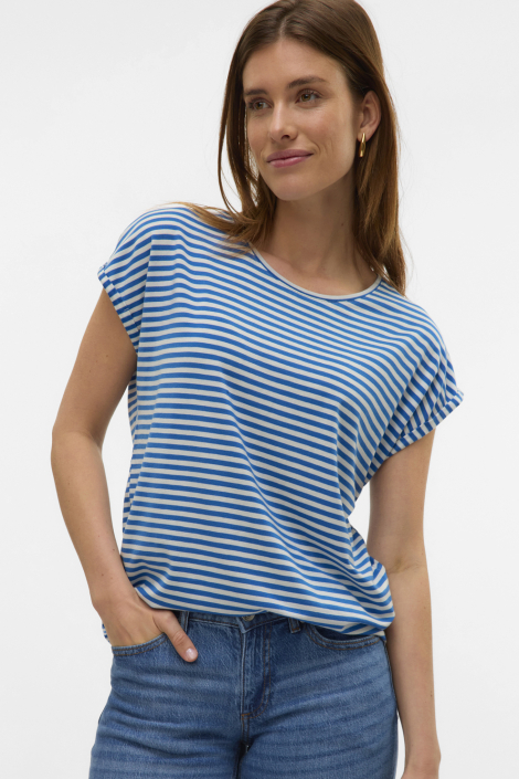 Vero Moda blauwe dames t-shirt