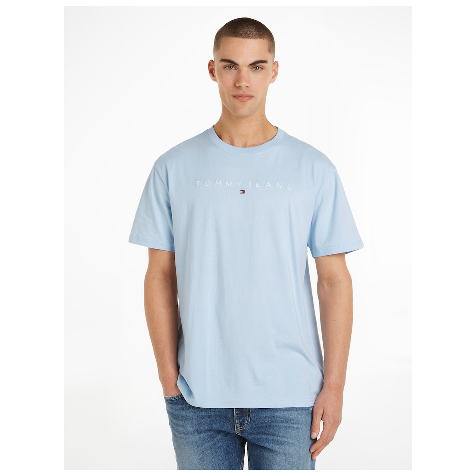 Tommy Jeans TJM REG LINEAR LOGO TEE EXT