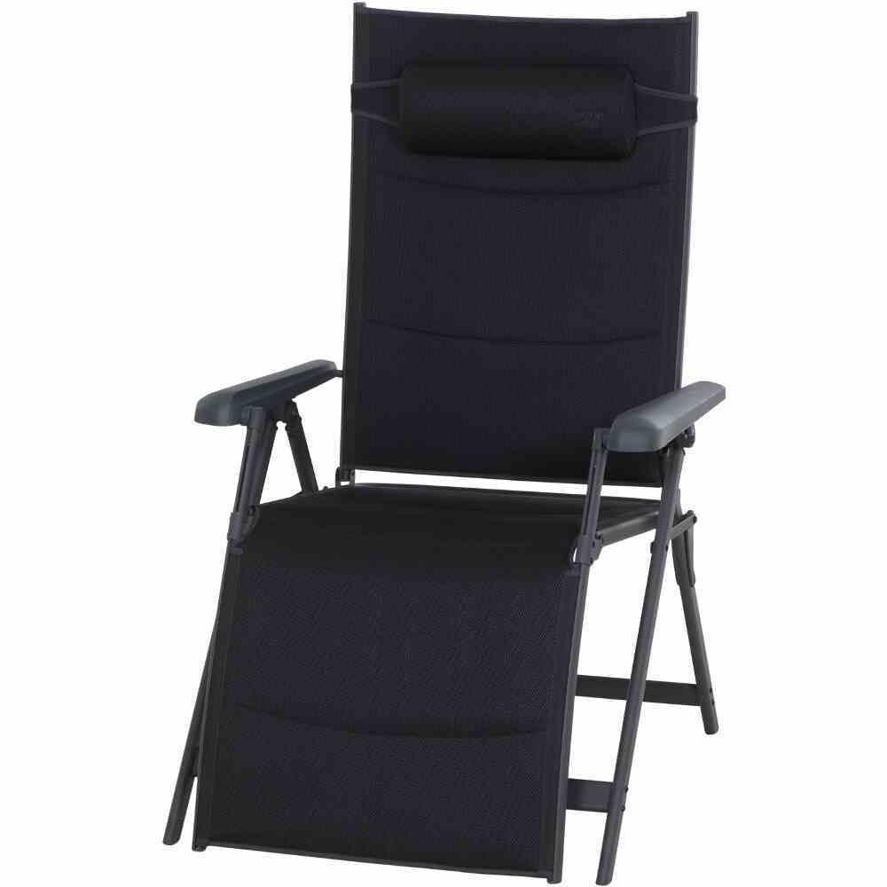 Campingstuhl RELAX PREMIUM XL - anthrazit - klappbar