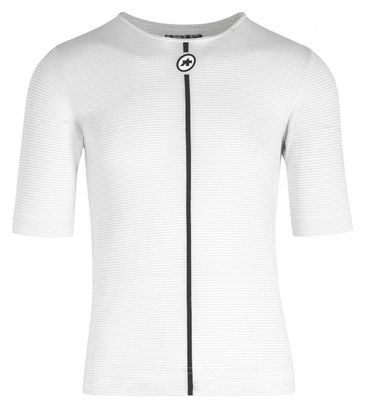 Sous-Maillot Manches Courtes Assos Assosoires Summer Skin Layer Blanc