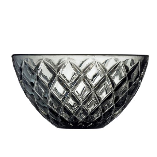 Lyngby Glas Sorrento 4-pak Skåle, Smoke, Ø12 cm