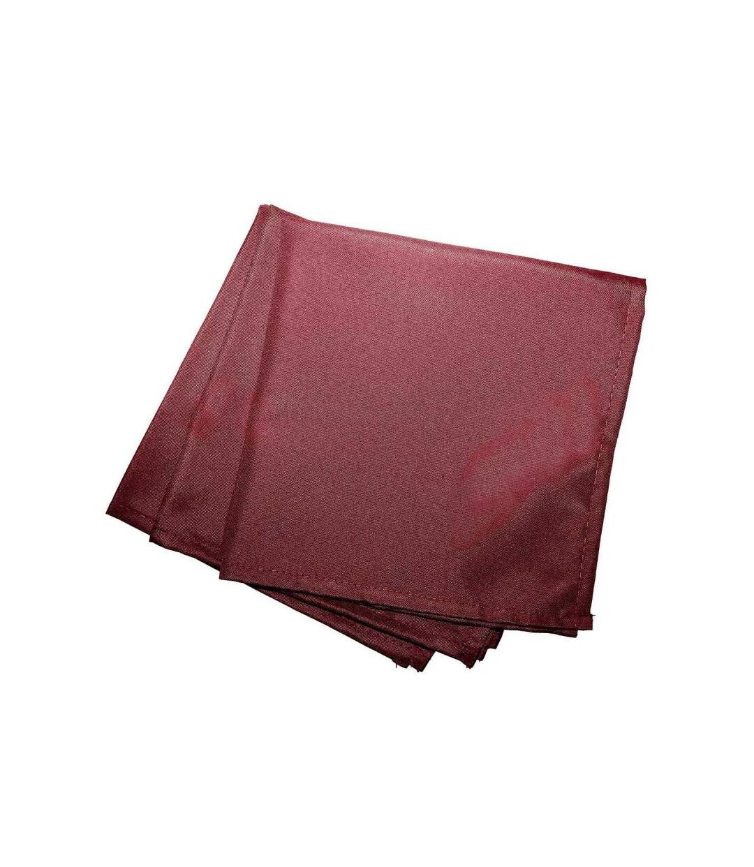 Lot de 3 Serviettes de Table Essentiel 40x40cm Bordeaux