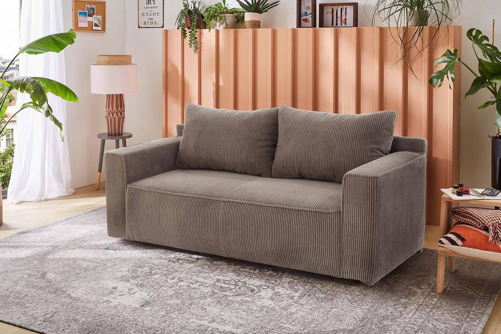 Schlafsofa RON taupe