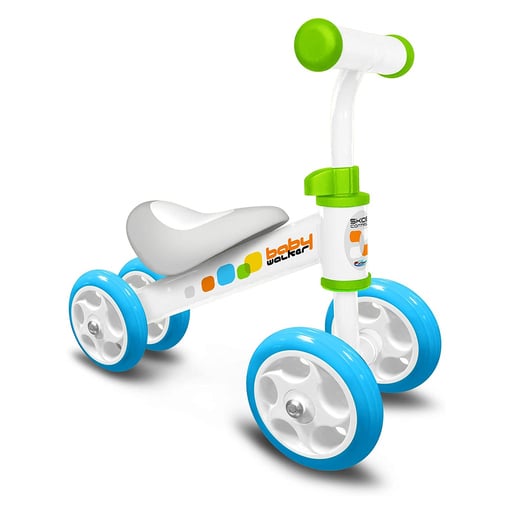 Bicicleta de equilíbrio de 4 rodas com controle de derrapagem