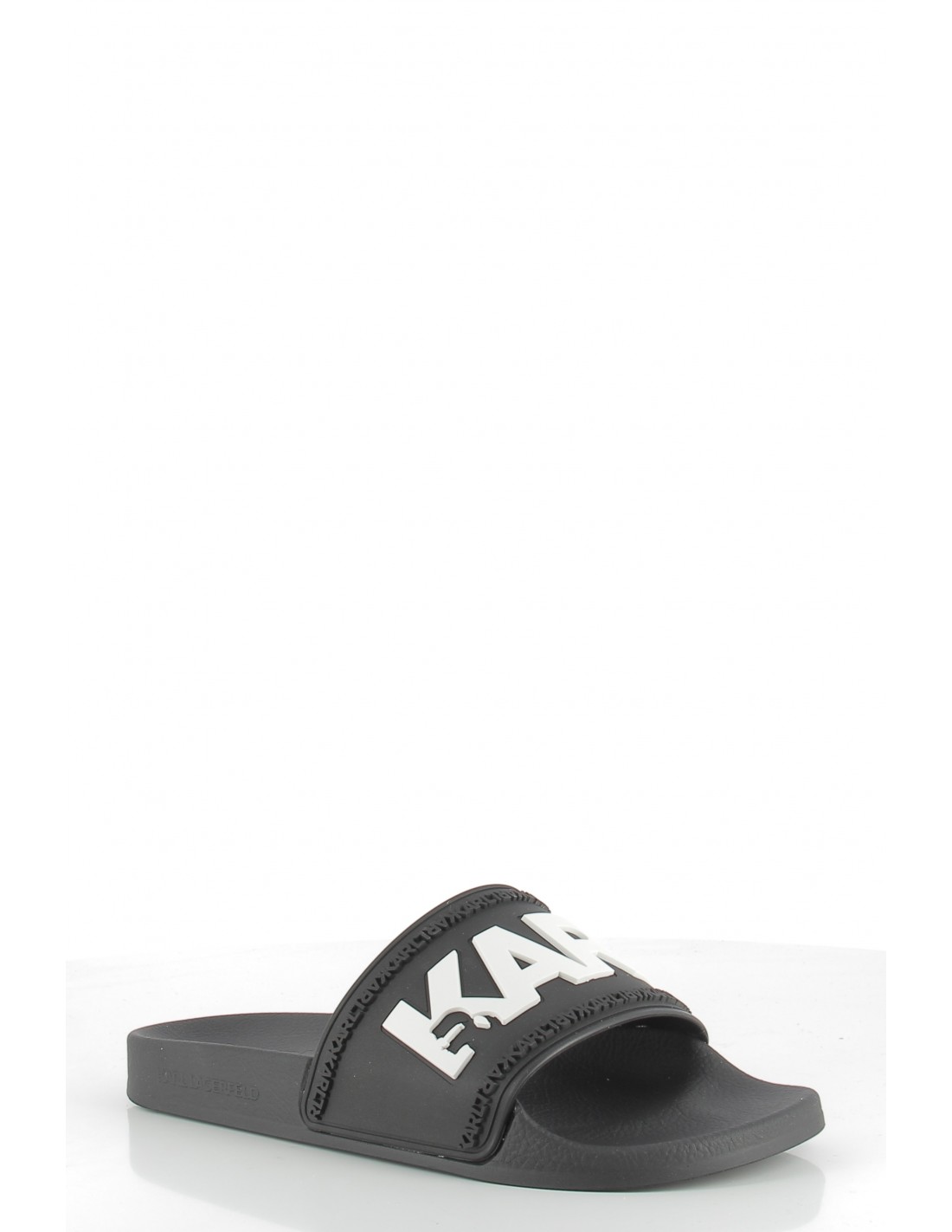 karl lagerfeld claquette homme kondo karl logo slide noir