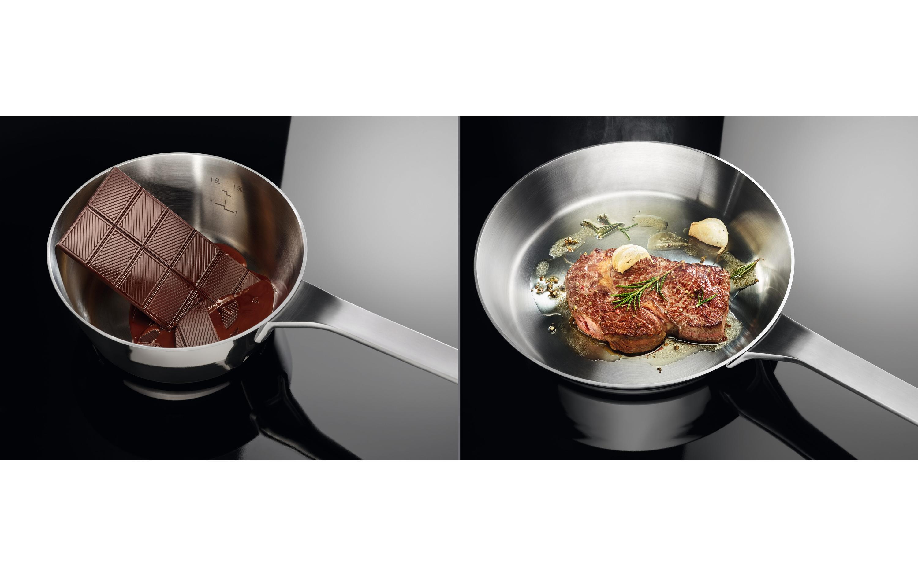 Induktionskochfeld WOK38TSILO für Wok Pfannen<br>ProfiLine Kochfeld-Modul, 38 cm