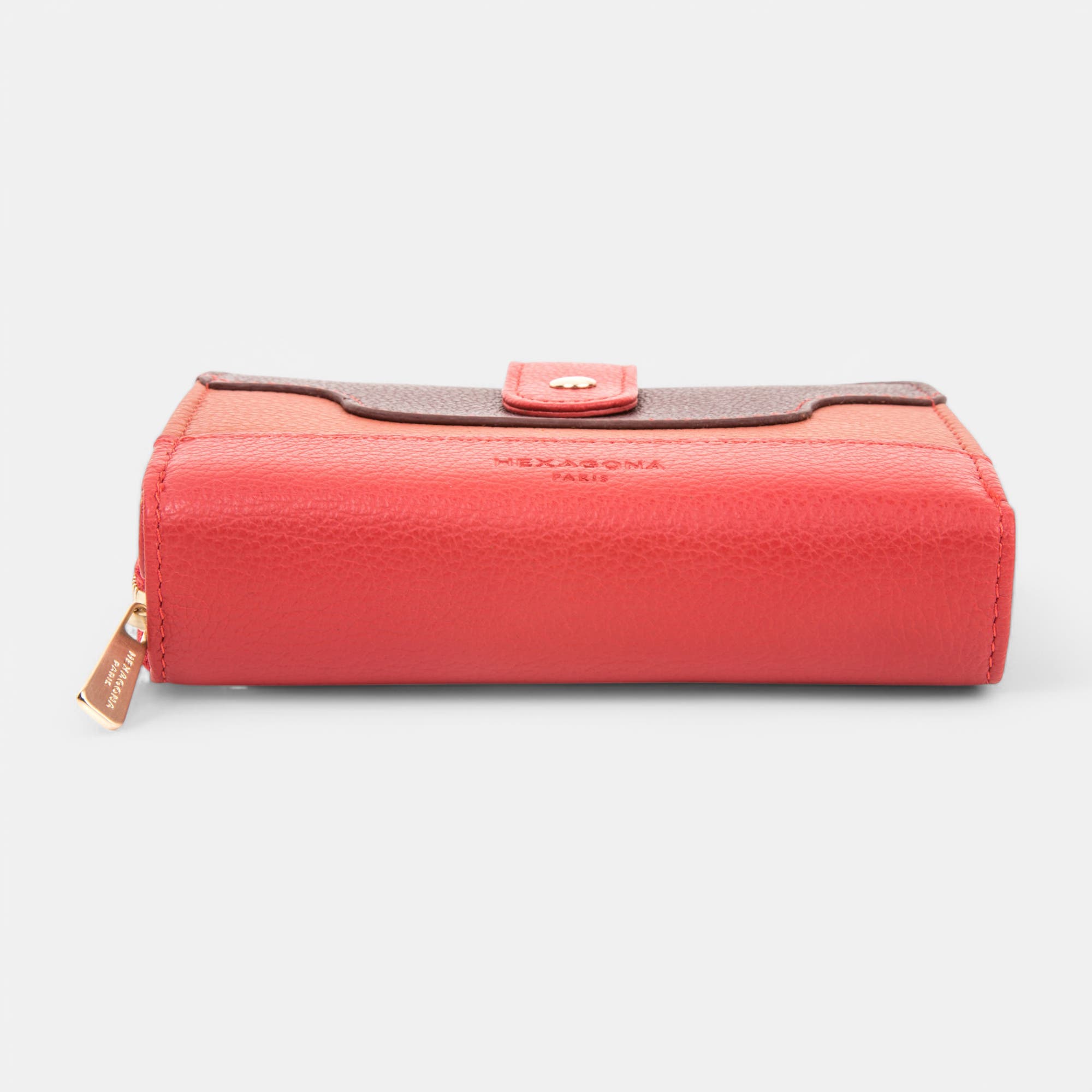 Petite maroquinerie en cuir rouge