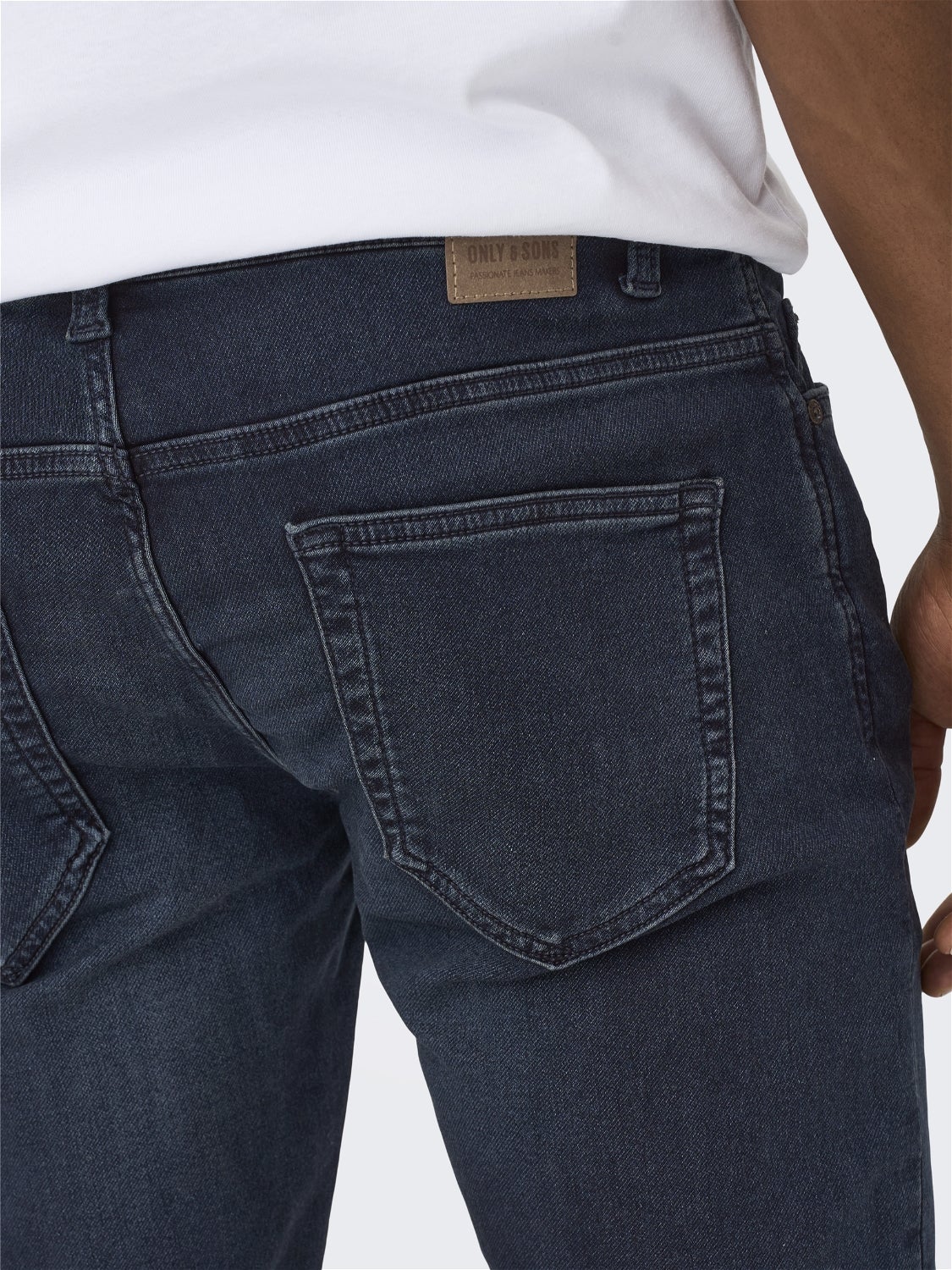ONSLOOM Mid Rise Slim Fit Jeans Blue Denim