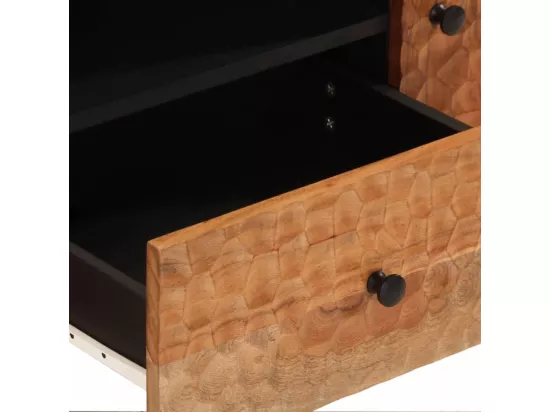 Meuble TV 105x33x46 cm Bois d'acacia massif