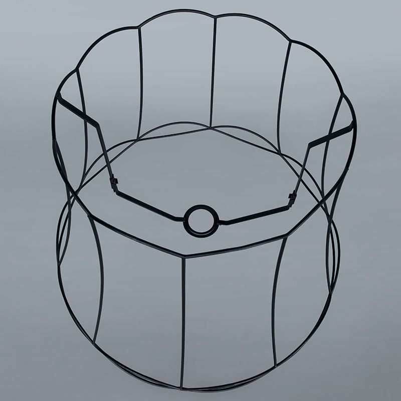Zwarte metalen lampenkap 50/40 - Granny Frame