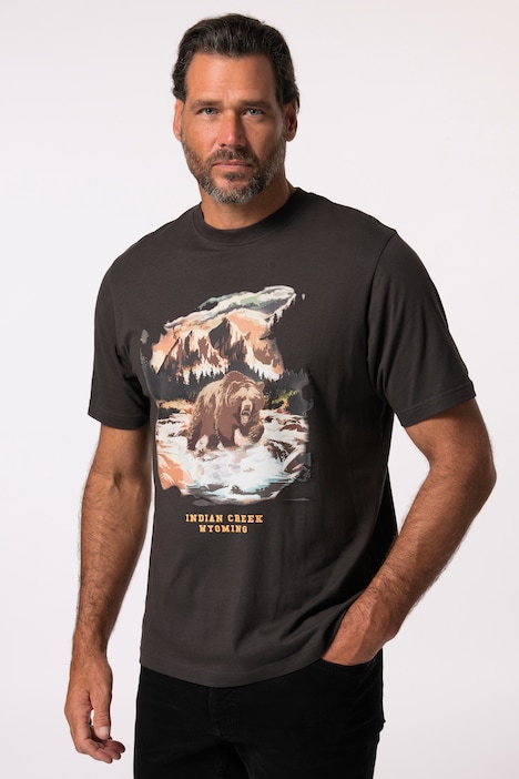 JP 1880 T-Shirt, Halbarm, Brustprint, bis 8 XL