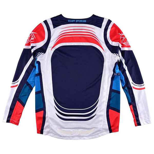 Troy Lee Designs - Maillot enfant GP Pro Wavez Youth Navy / Blanc / Rouge