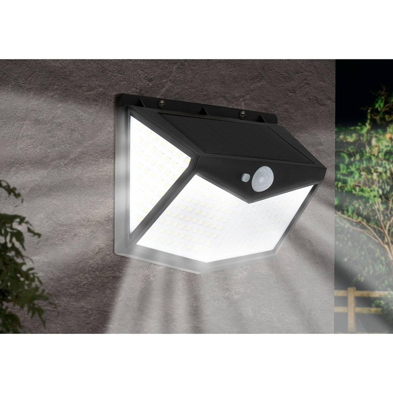 Pratik Garden 2 appliques murales thunderlight 3d quadri 212 led blanches - 15.7x5.7x11.6 cm