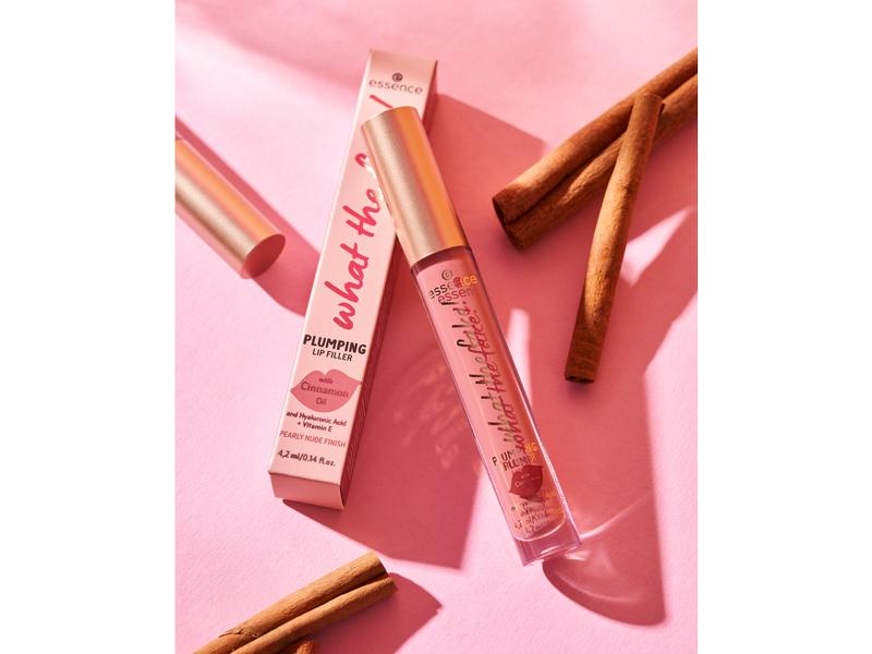 essence Plumping lip Filler 02 Rose Lipgloss mit auffüllendem, aufpolsterndem Effekt für ein voluminöses Finish