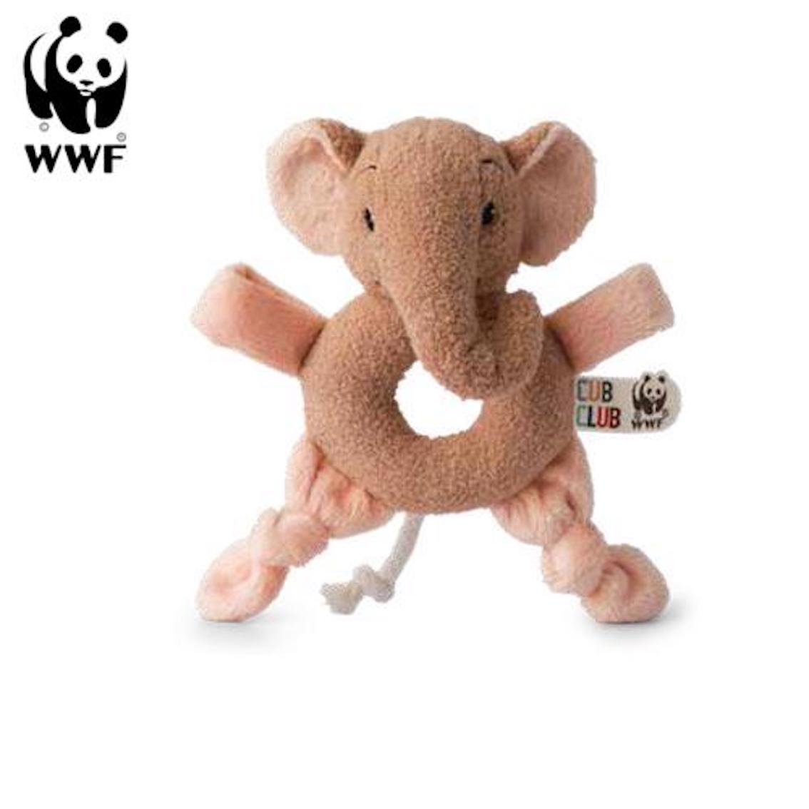 Cub Club - Greifring Ebu der Elefant (beige, 15cm) für Kleinkinder Elephant Spielzeug
