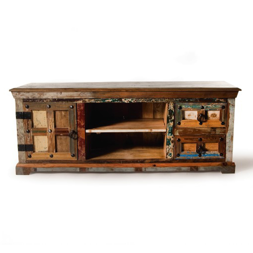 TV-Board 'Telford', multicolor, T 45 cm, B 152 cm, H 60 cm von fischer's lagerhaus