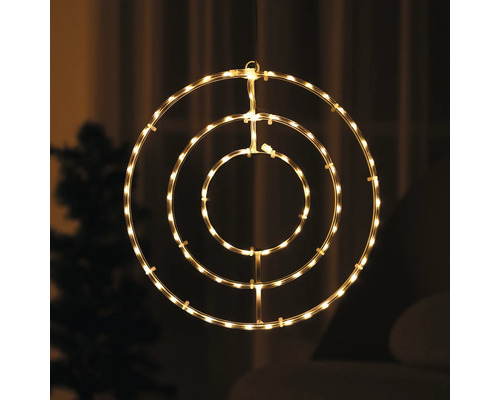 Lafiora LED-bollen, set van 3, 0,5 m, warm wit