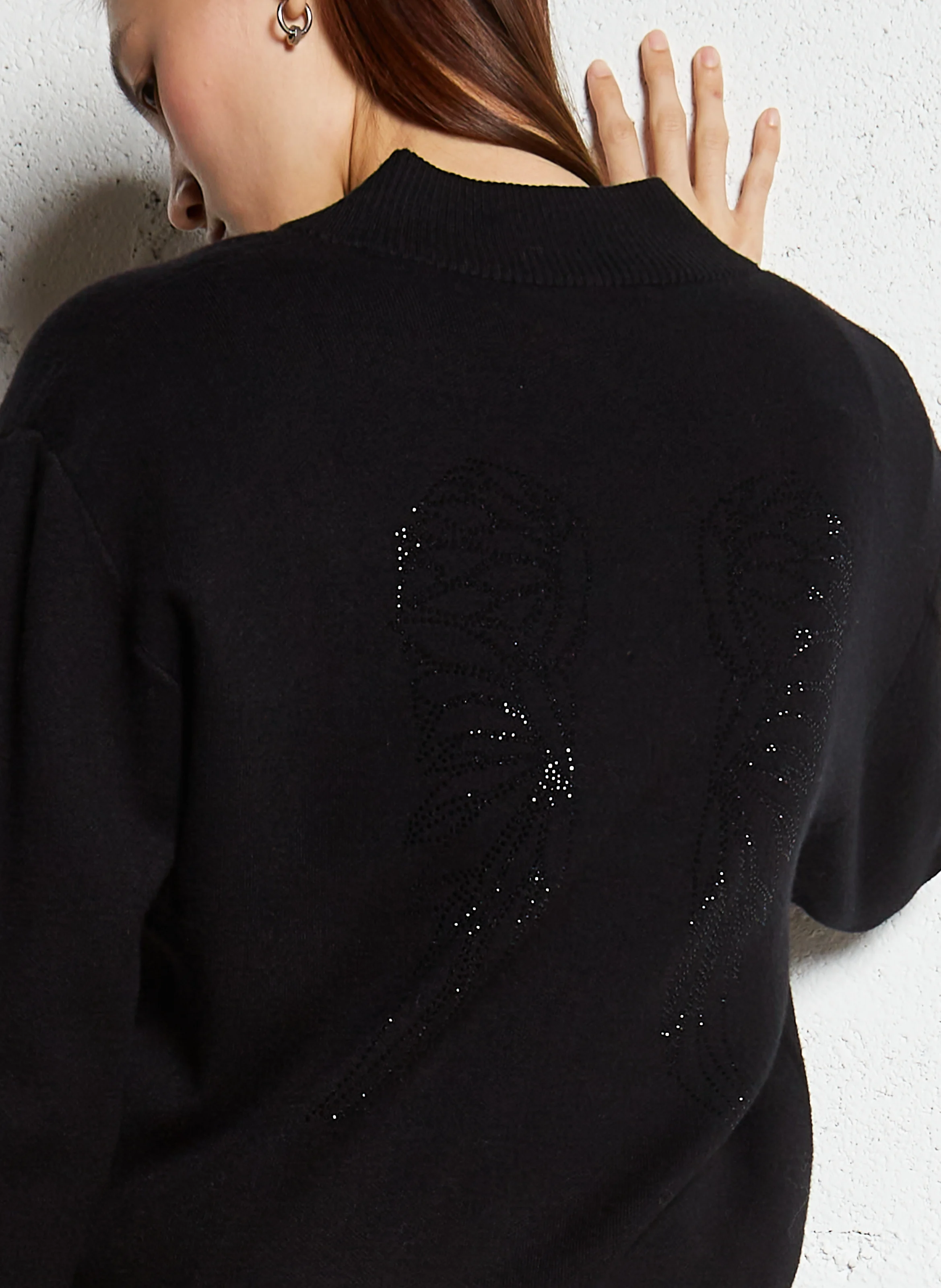 GAETAN - Gilet col rond| Noir