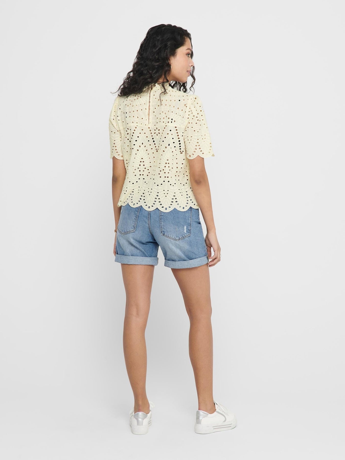Only Onlnyla Life Ss Anglaise Top