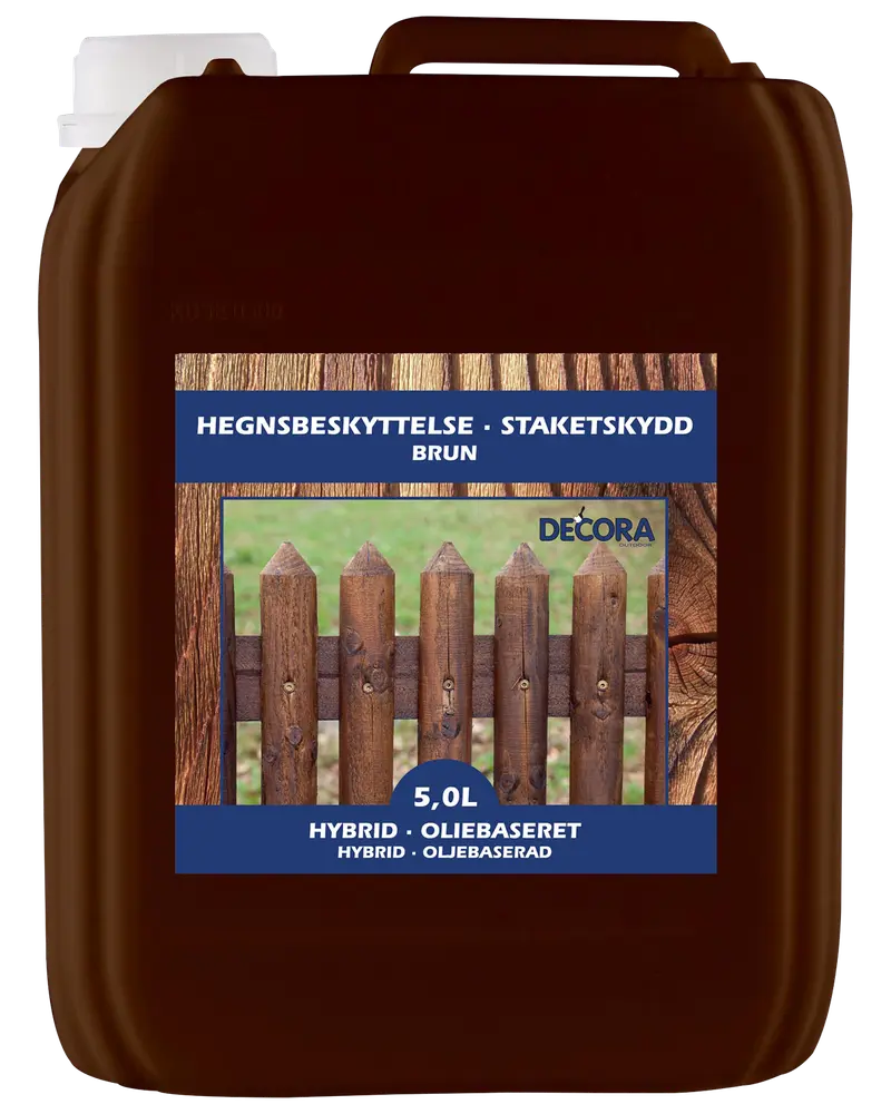 Decora Hegnsmaling 5 L - brun