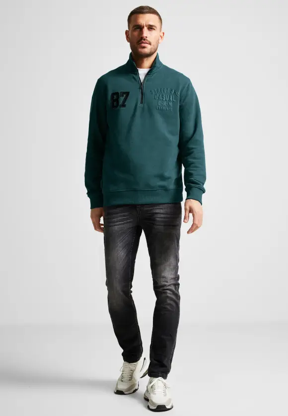 Troyer Sweatshirt - oxford green