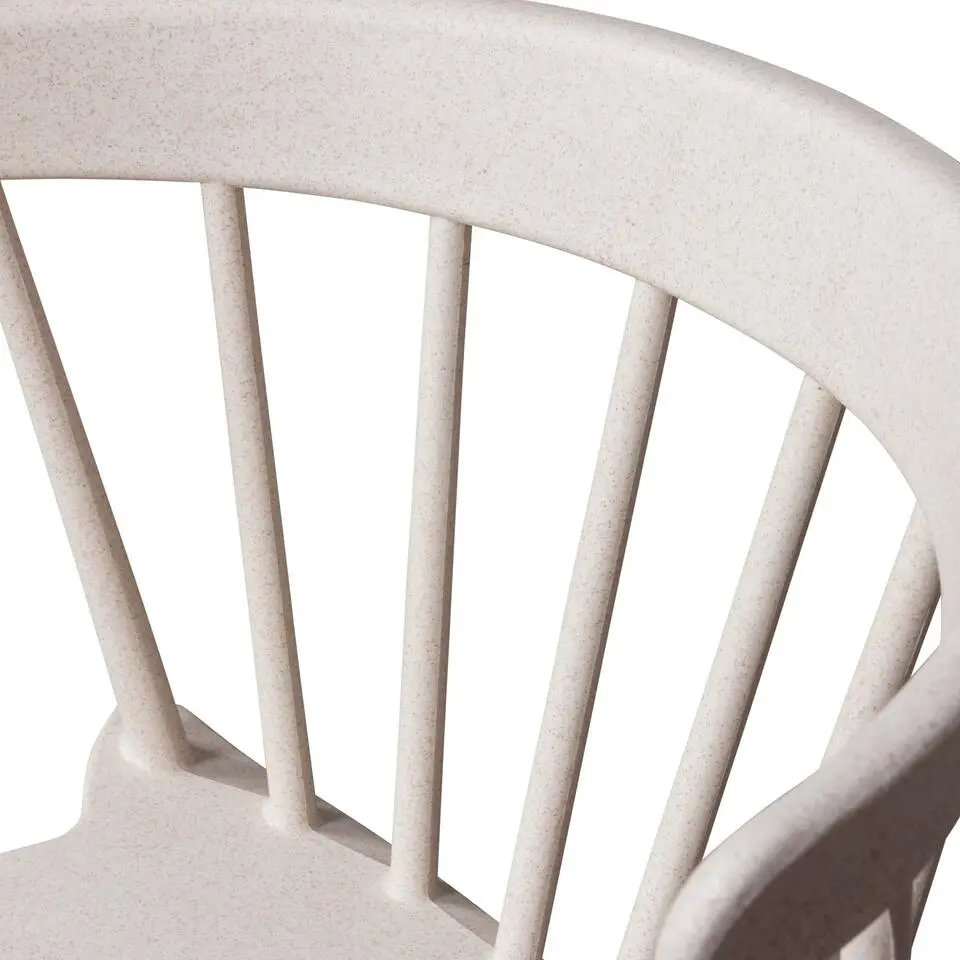 WOOOD Bliss Tuinstoelen - Plant Fiber - Off White Melange - Set van 2