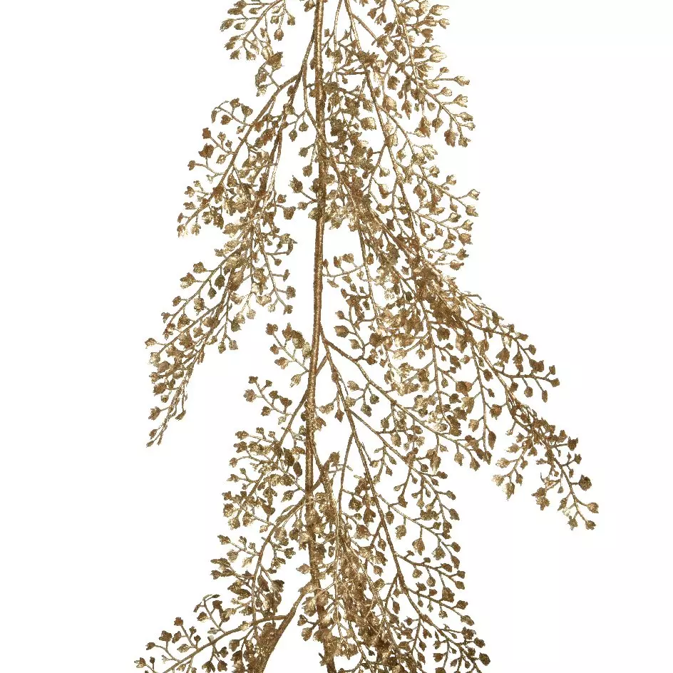 Guirlande de feuilles (150 cm) Felia dorée