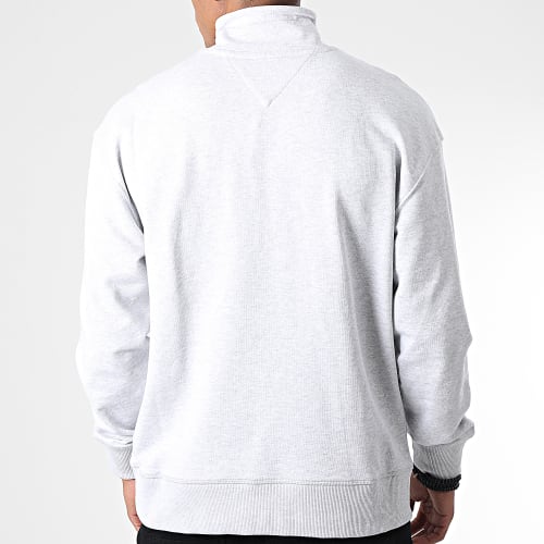 Sweat Col Zippé Relaxed Authentic 5021 Gris Chiné