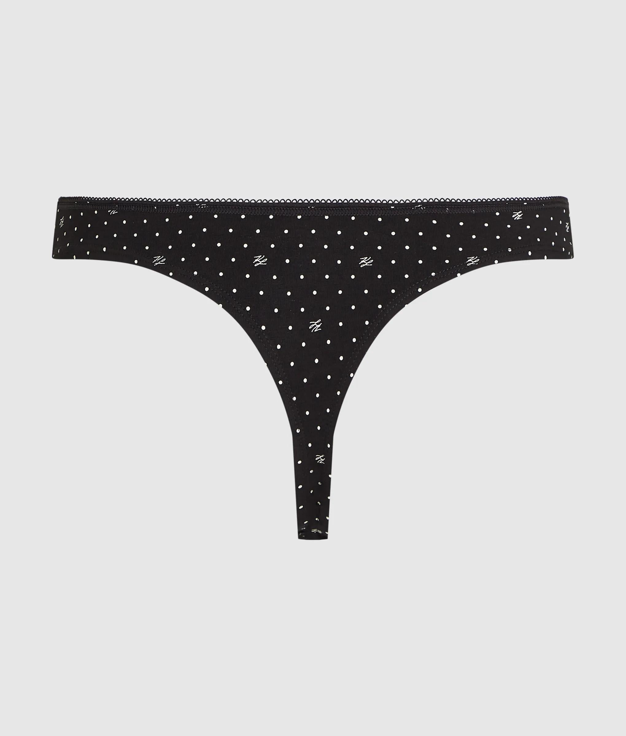 String met polkadotprint - set van 5