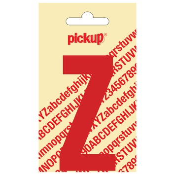 Pickup plakletter Z rood glans 90 mm