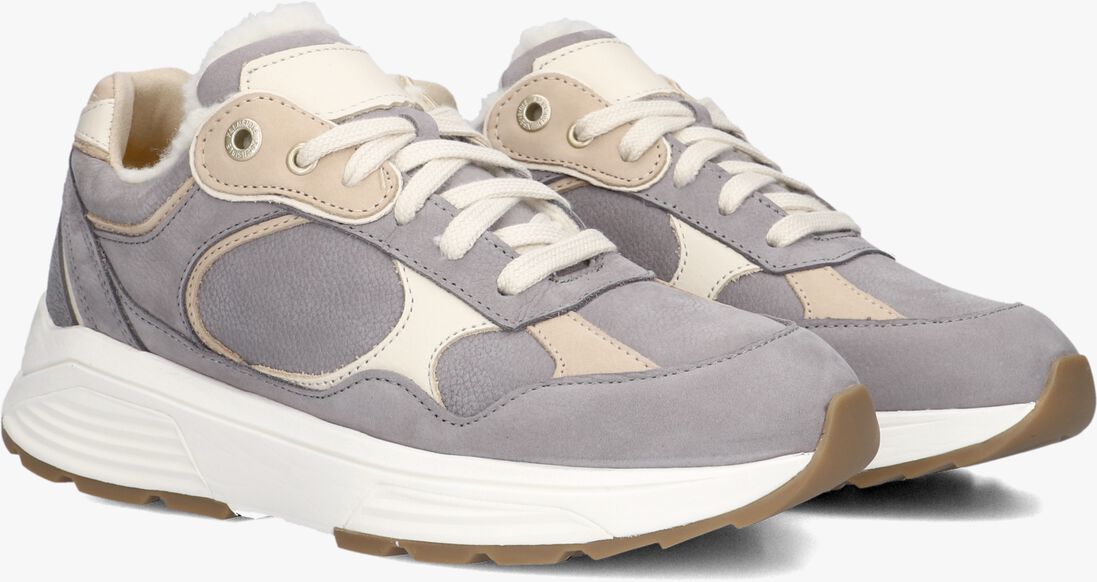 grijze xsensible lage sneakers combi met g sneaker