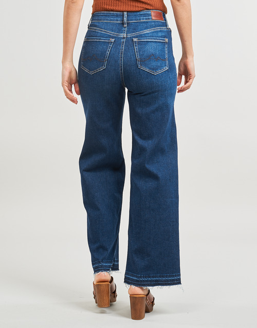 Pepe jeans - WIDE LEG JEANS UHW - Bleu