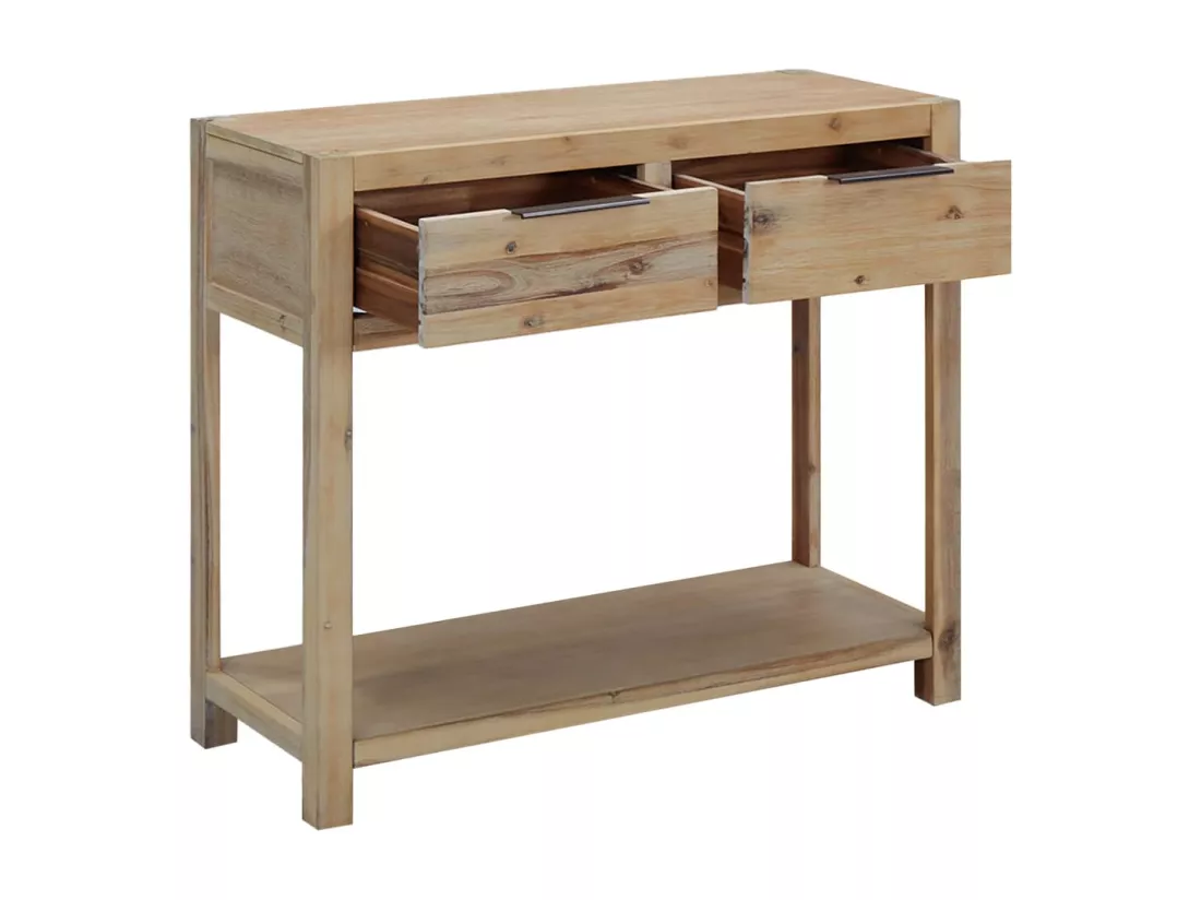 Table console 82x33x73 cm Bois d'acacia massif