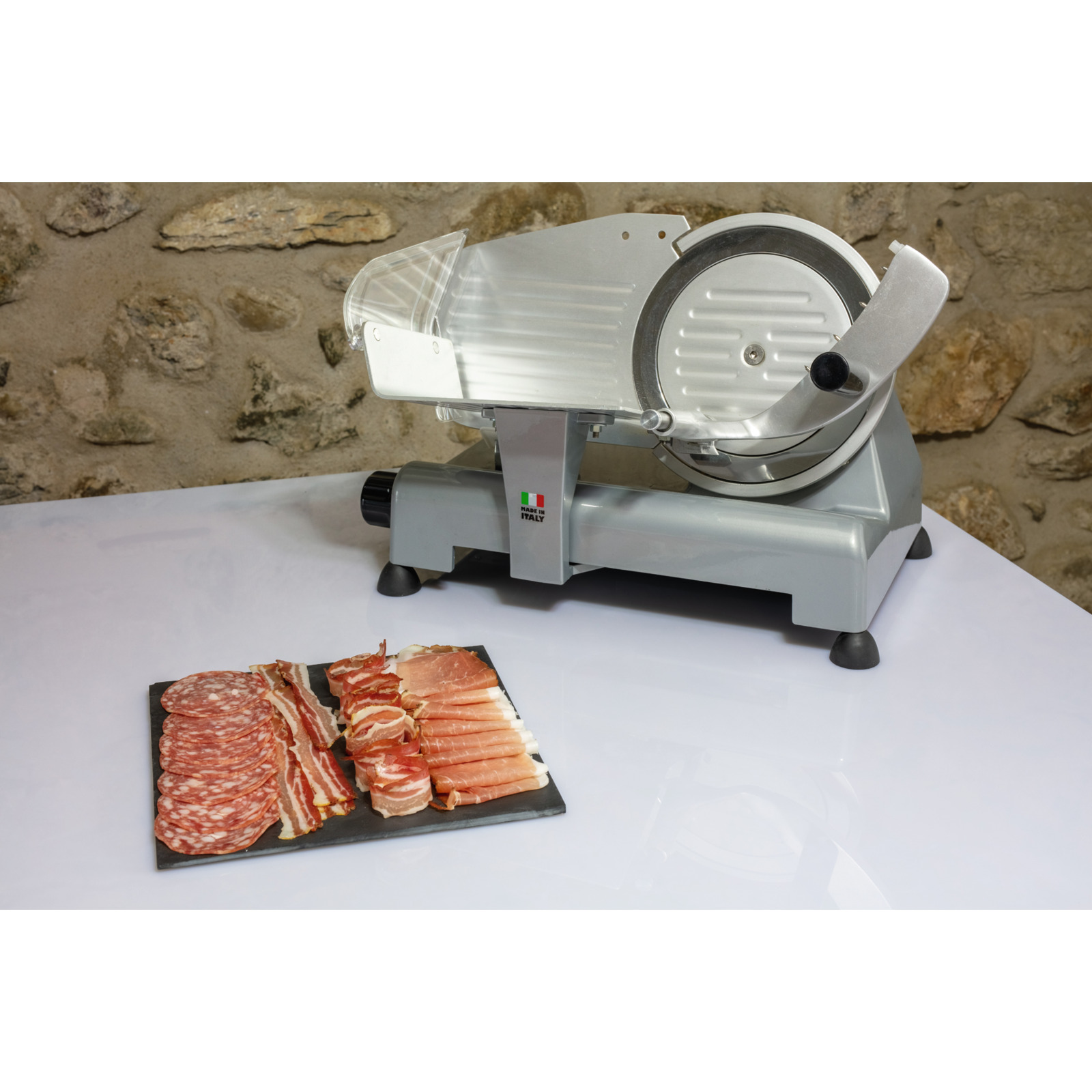 Ohmex Aufschnittmaschine OHM-LUSSO-195GL