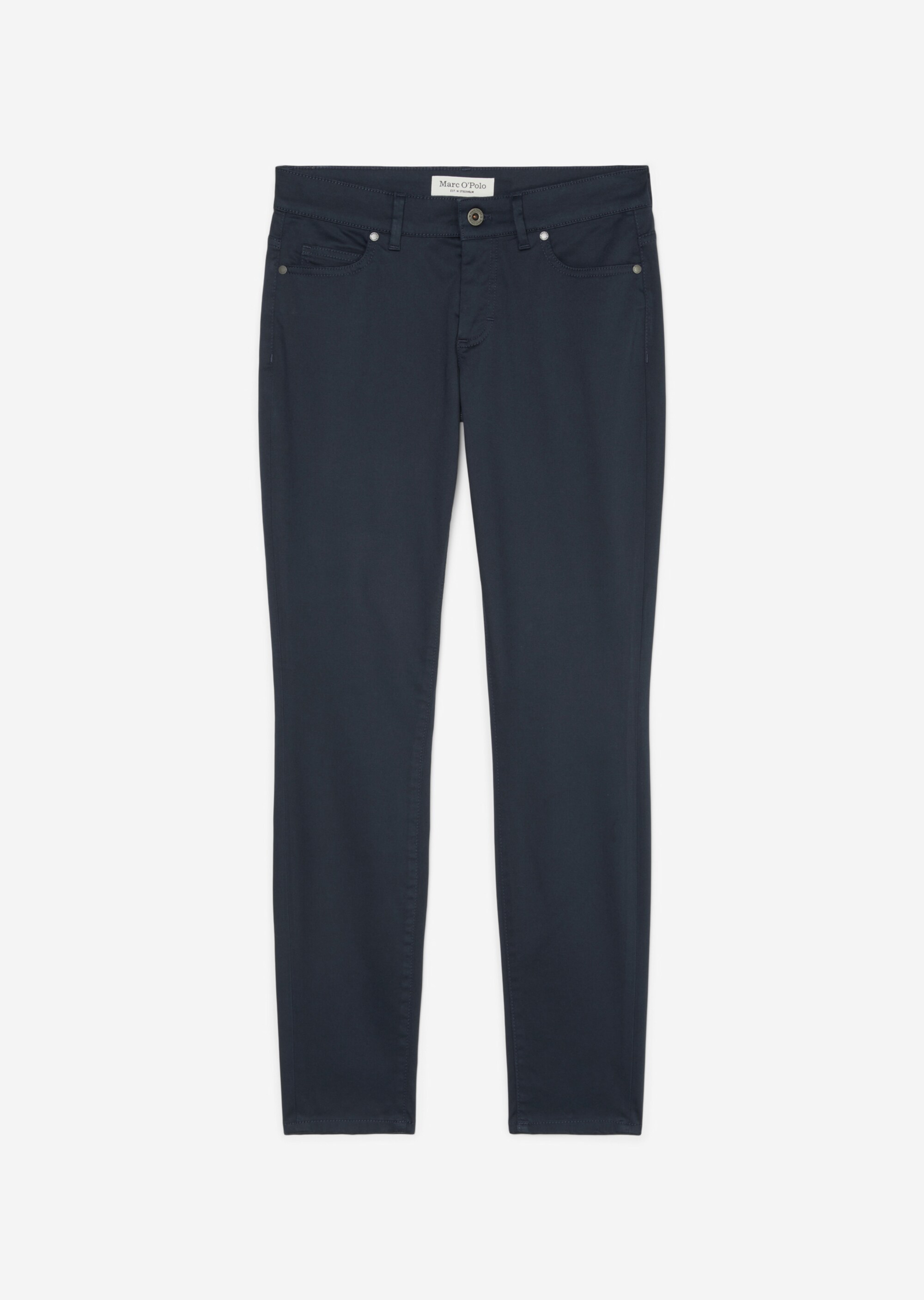 Hose Modell ALBY slim aus Satin-Stretch