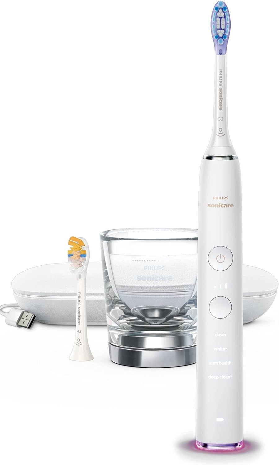 Philips DiamondClean 9400 Schallzahnbürste weiss