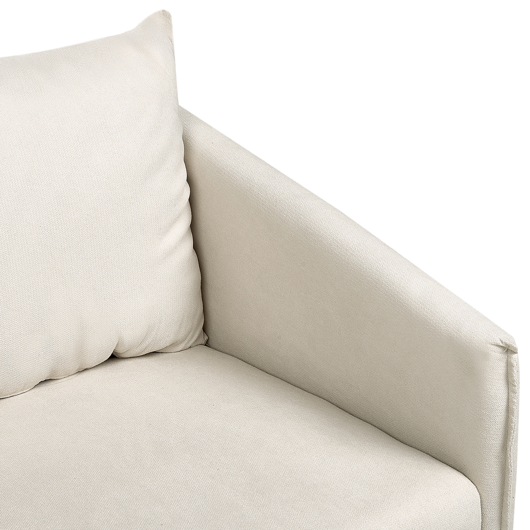 Beliani - MAURA  - Tweezitsbank - Lichtbeige - Polyester