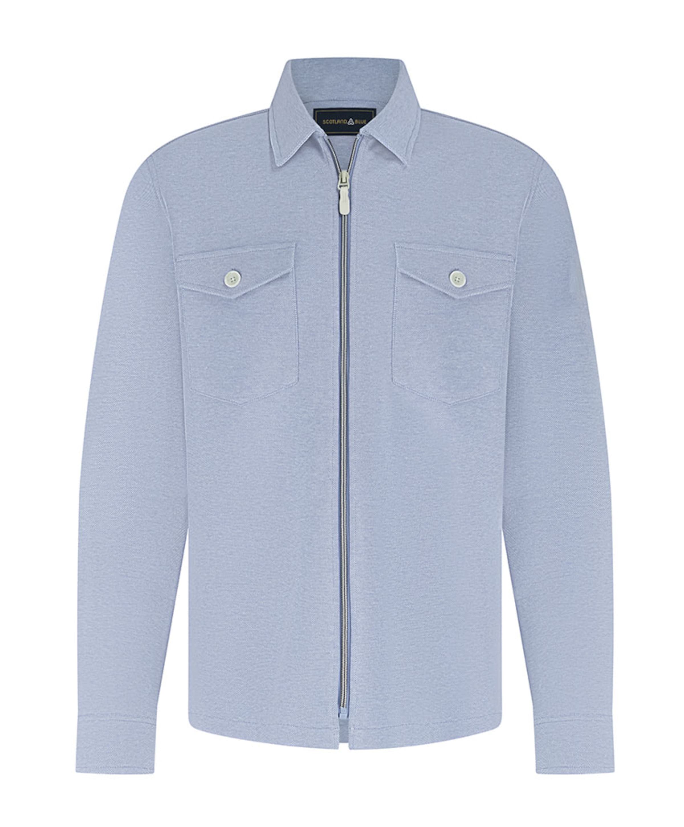 Scotland Blue Heren overshirt blauw