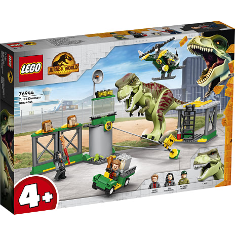 LEGO® Jurassic World T. rex på dinosaurflugt 76944