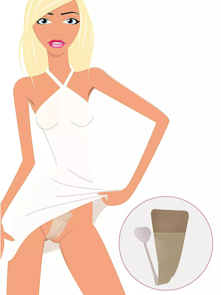 MAGIC BODYFASHION Invisible String 4er Pkg. beige