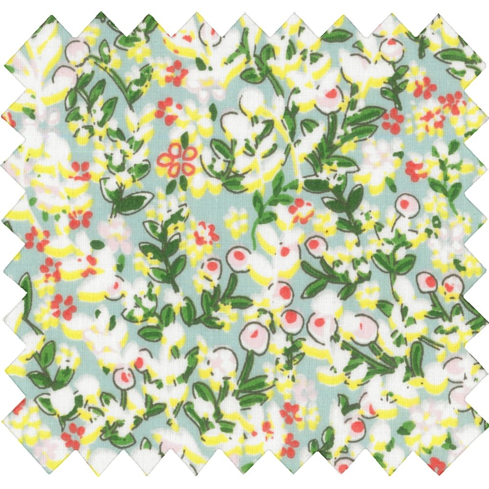 Tissu Voile Baie Mentholée