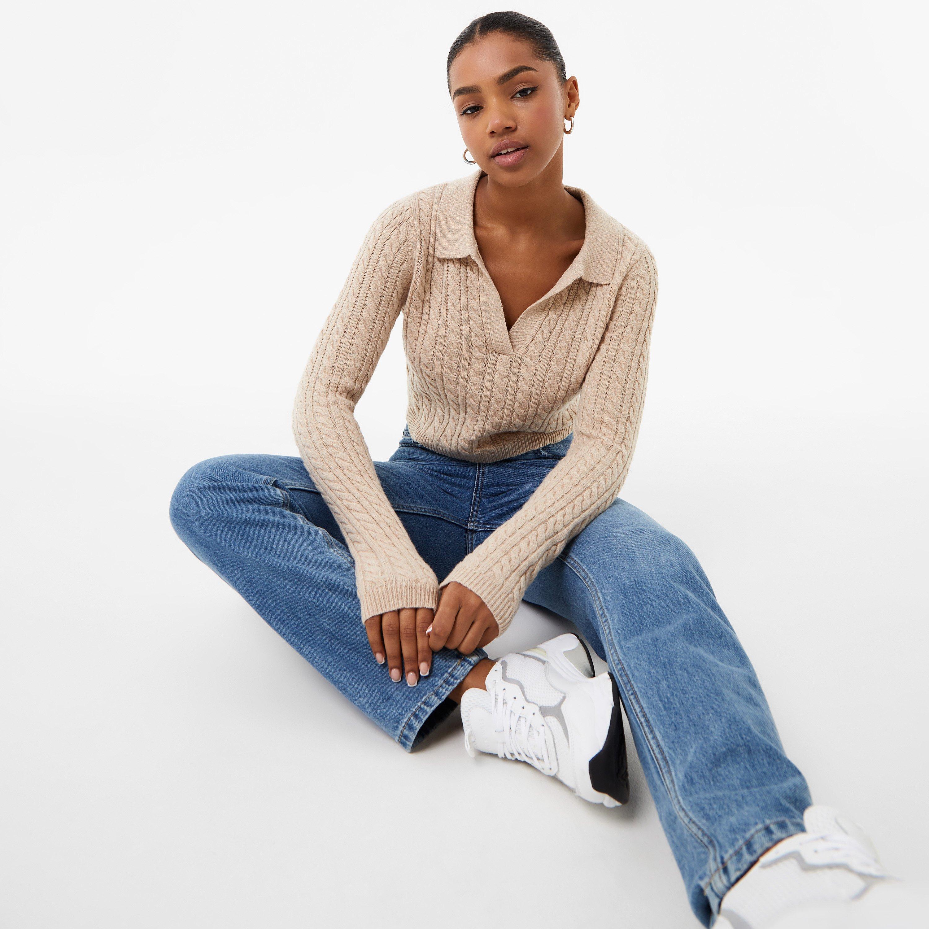Jack Wills JW Tinsbury Polo Knit Sweater